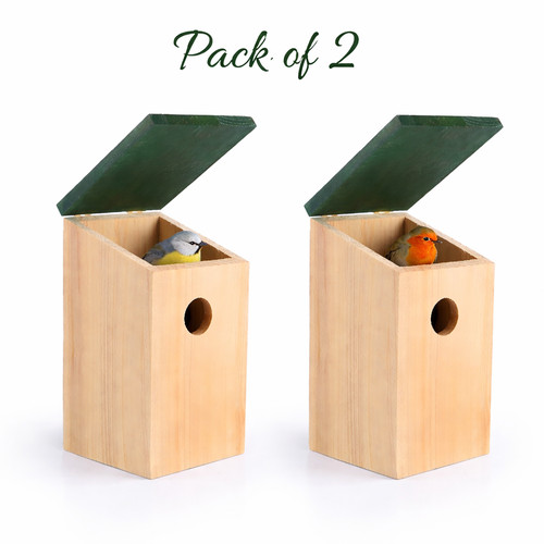 Wooden garden bird - 2,