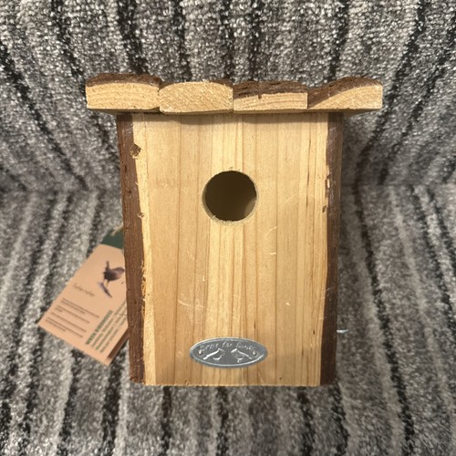 Wooden bird nest box - wooden,
