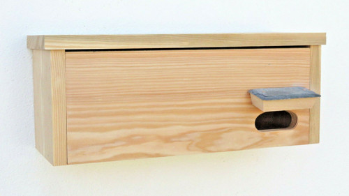 Swift box natural timber - , welsh