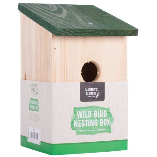 Wooden birds nesting nest - birds,
