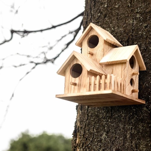 Garden bird house hanging - garden,