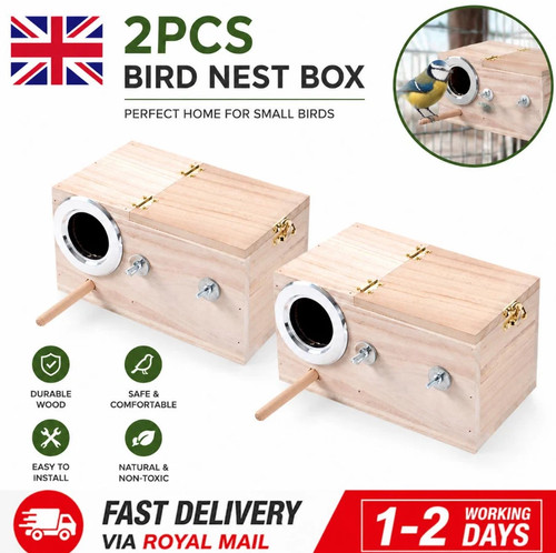 Nesting house wooden bird - house,