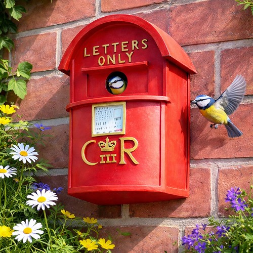 Post box bird house - post,