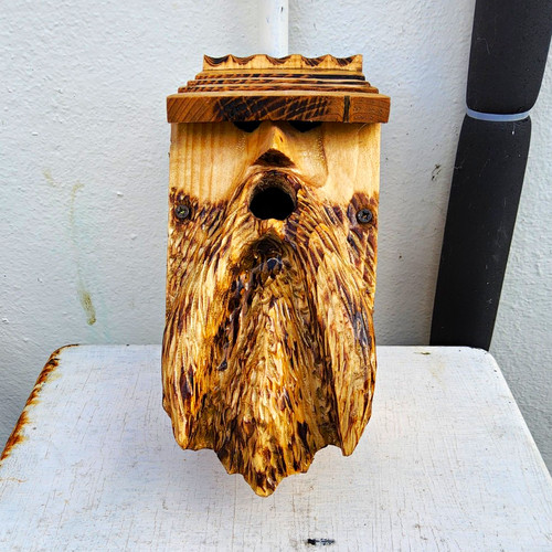 Hand carved wooden - hand, wall