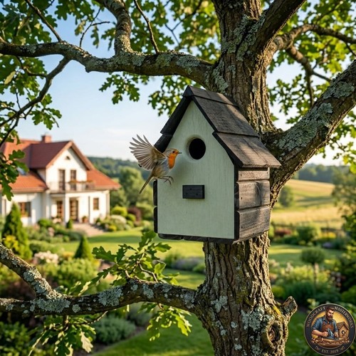 Dusted aloe bird house - aloe,