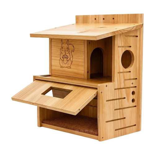 Large squirrel houses outside - houses,
