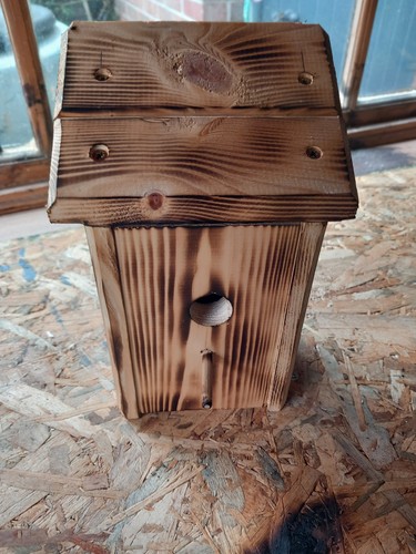 Blue tit nesting box - blue,