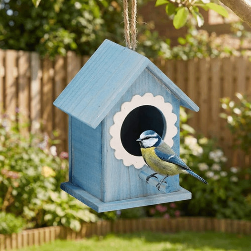 Wooden garden bird - wooden,