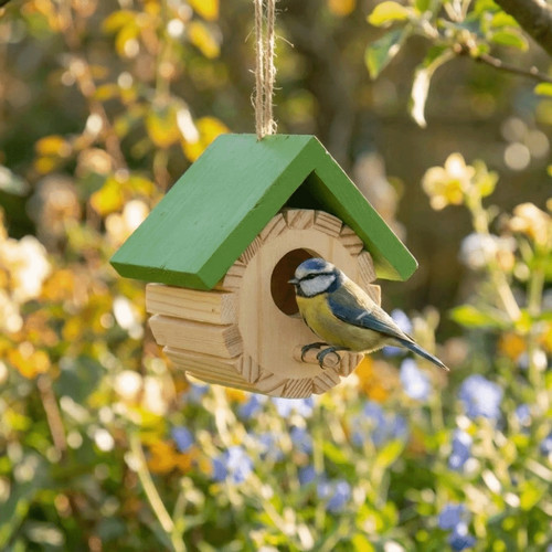 Wooden bird nest - nest, garden