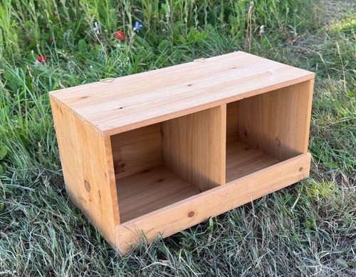 Large wooden pigeon bird house - wooden,